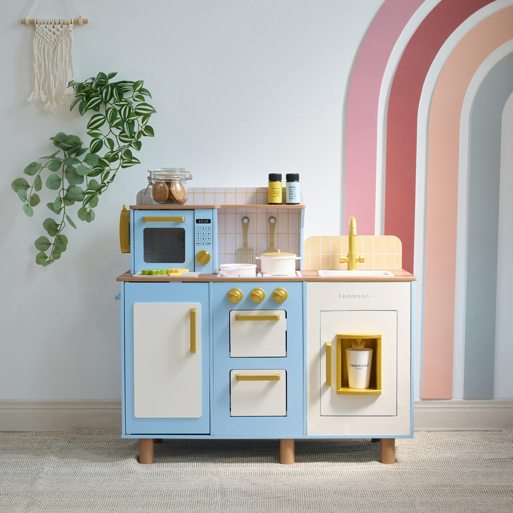 Teamson Kids Little Chef Blue Hampton Play Kitchen Image 2