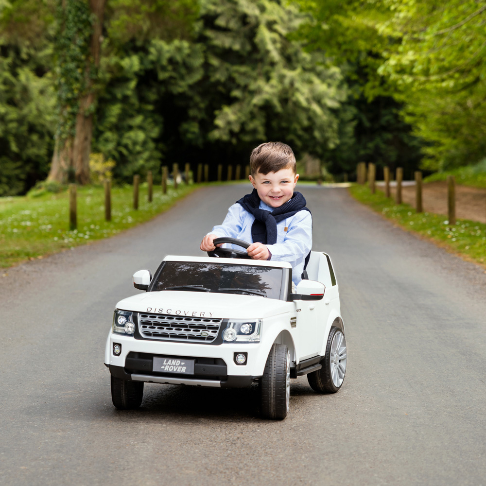 Xootz White Landrover Discovery Ride On 12V Image 2