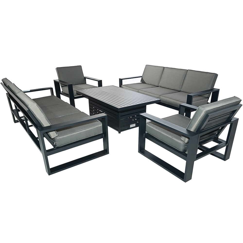 Furniture One 8 Seater Aluminium Garden Dining Set Image 2