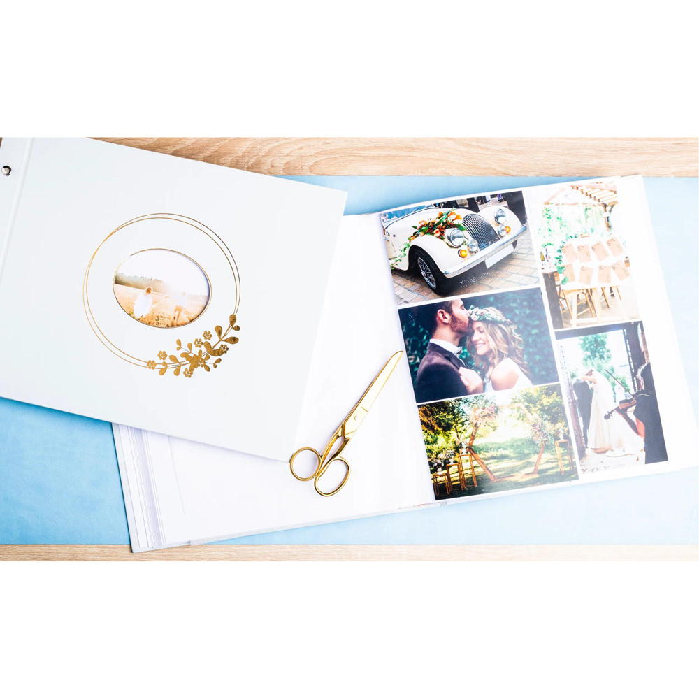 Exacompta White Photo Album 60 Sheets 100 Photos Image 7
