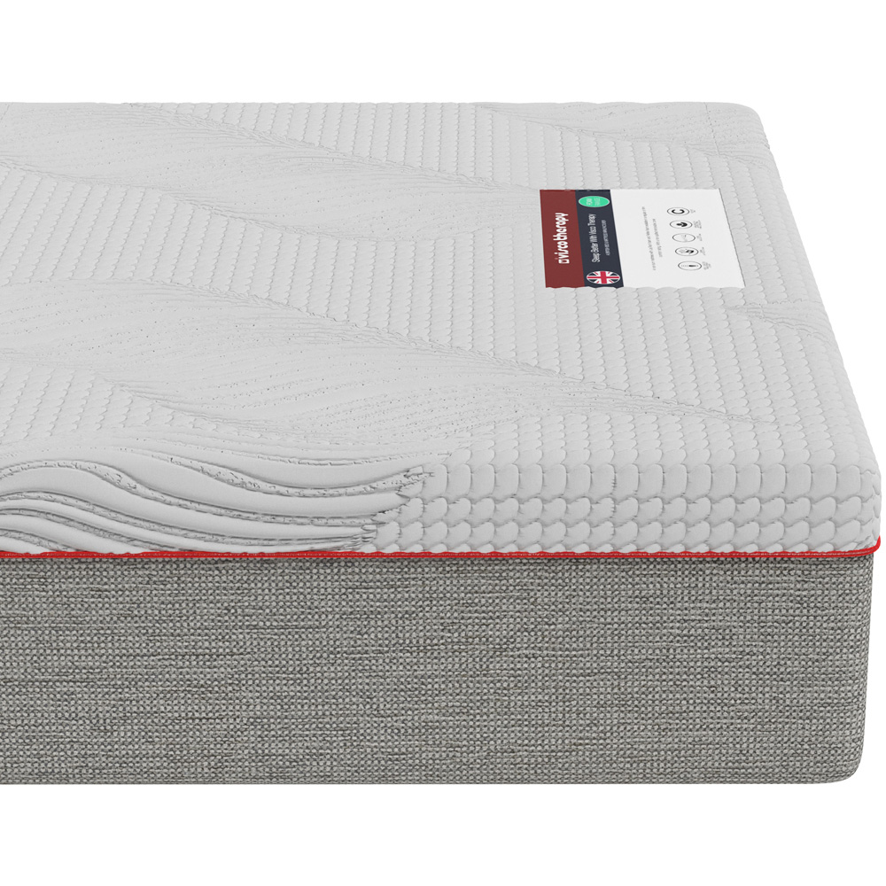 Visco Therapy Single Fusion Graphite Memory Pocket Mattress with Deep Sleep Pillow Image 4