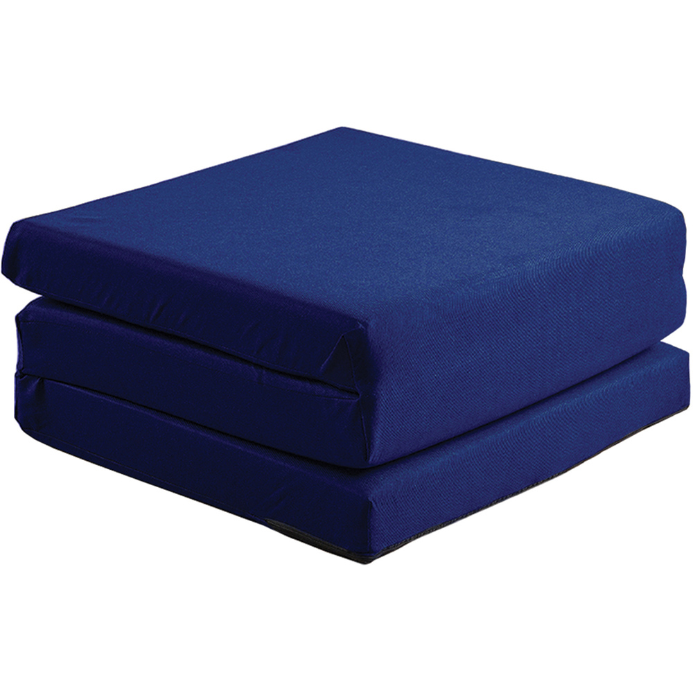 Visco Therapy Kids Blue Folding Futon Z Bed Mattress Image 4