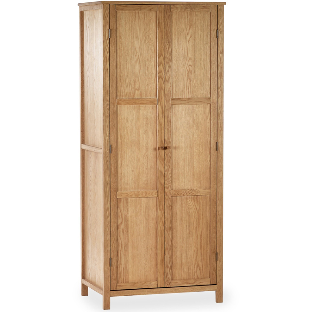 Julian Bowen Coxmoor 2 Door Oak Wardrobe Image 2