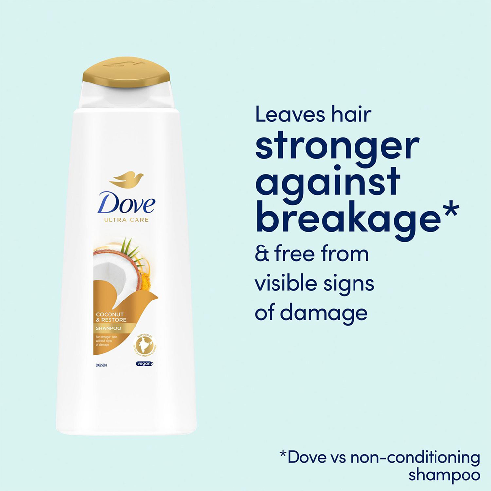 Dove Nourishing Secrets Coconut Restoring Ritual Conditioner 350ml and Shampoo 400ml 3 Pack Image 7