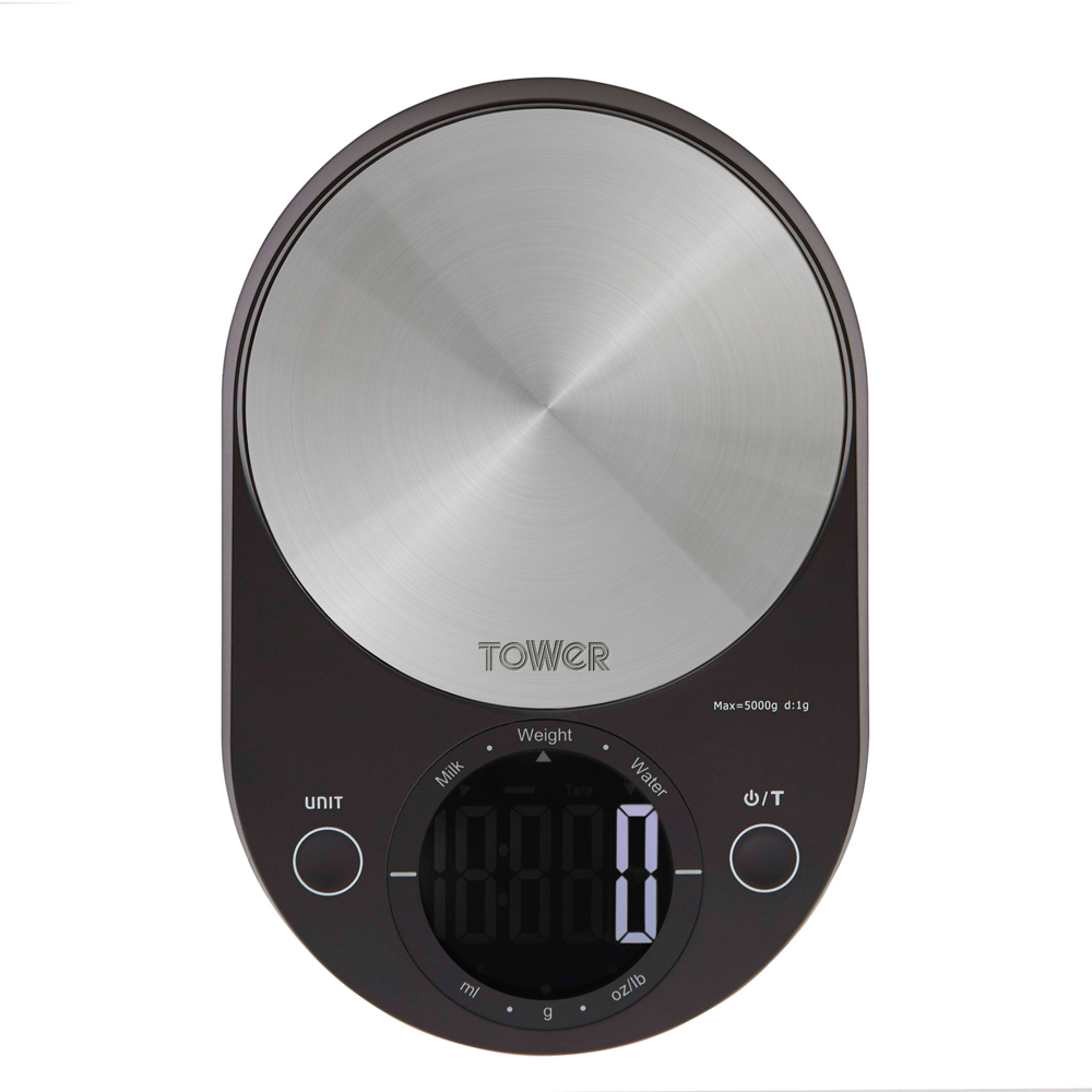Tower Black Electronic Kitchen Scale Image 4