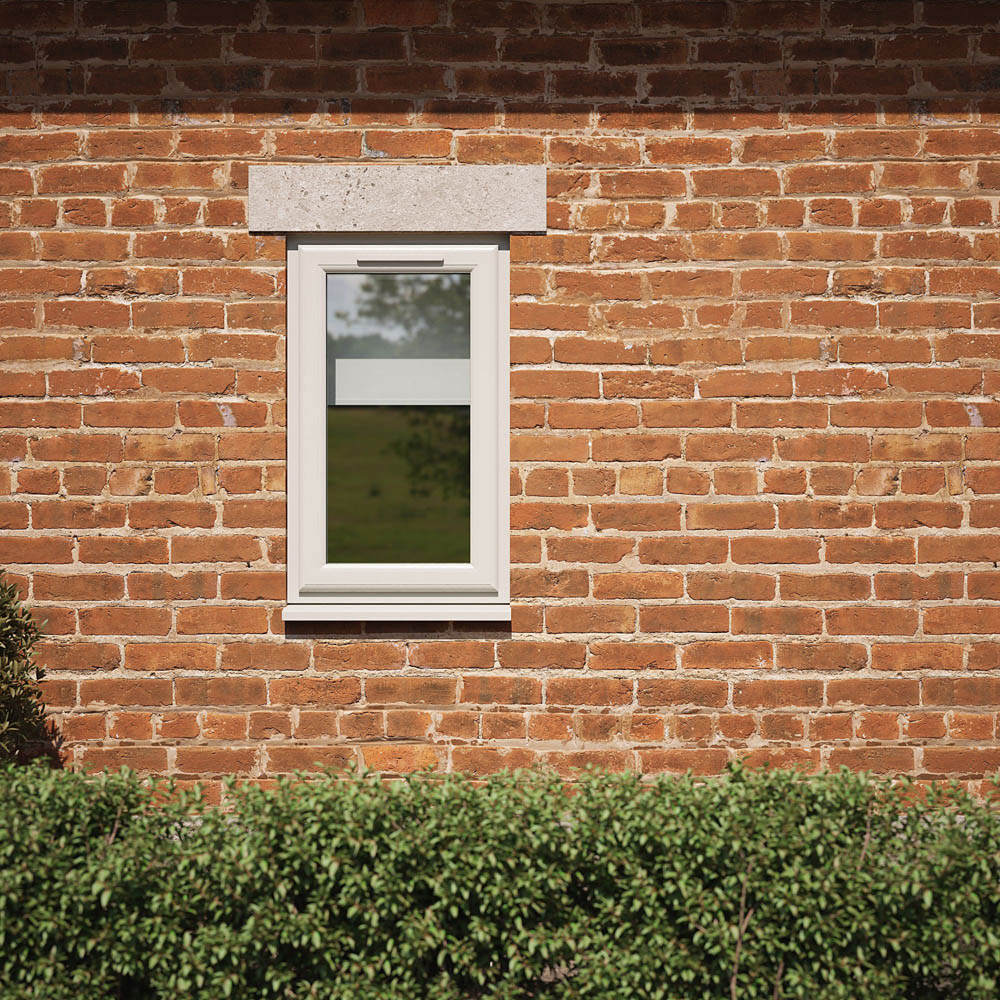 Crystal Agate and White LH Side Hung Clear Double Glazed Window 610 x 820mm Image 5