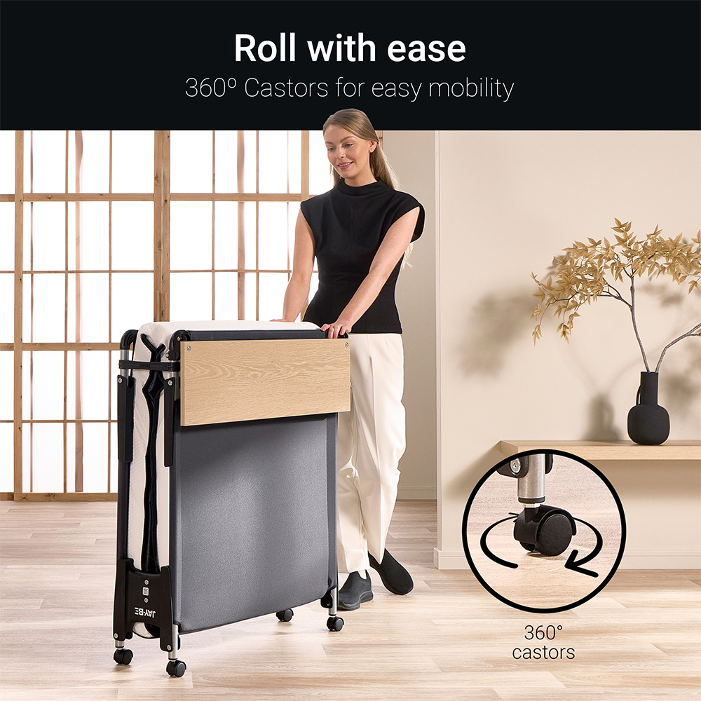 Jay-Be QM80 Single Quick Folding Bed with e-Fibre Memory Mattress Image 5
