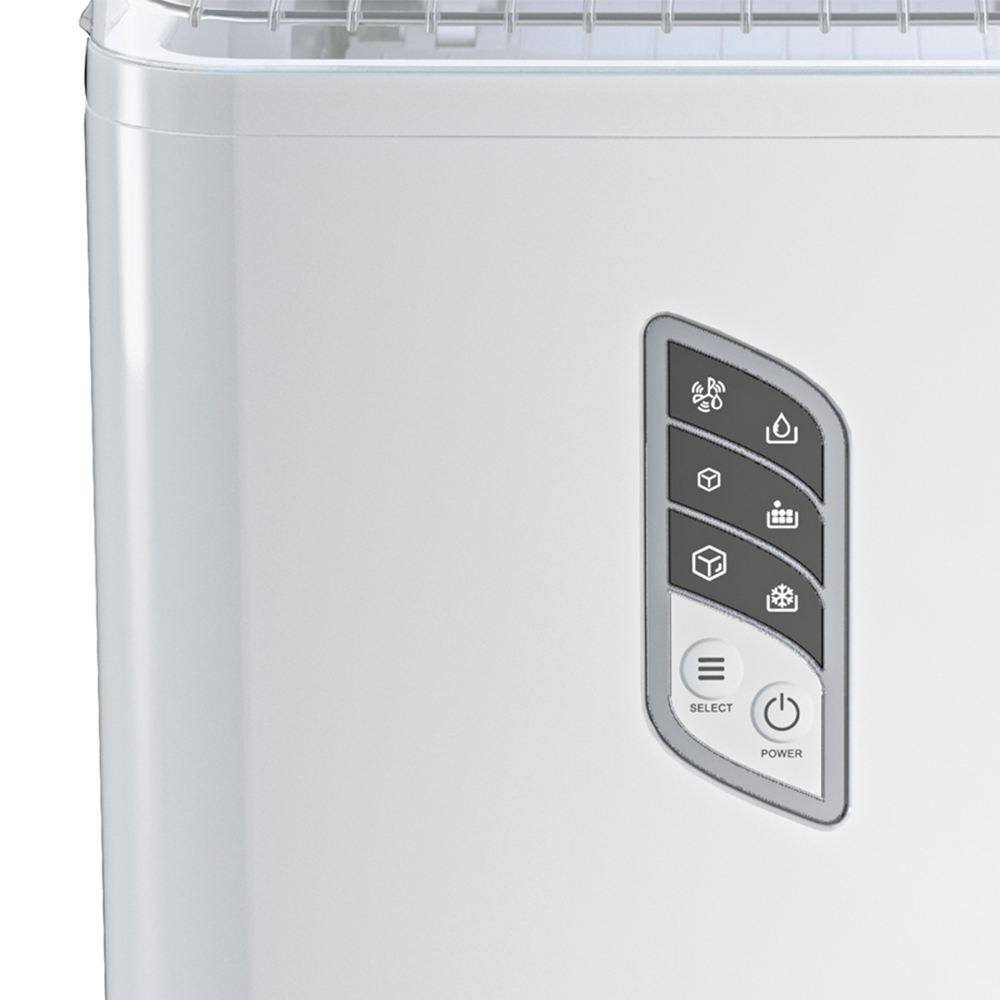 Pro Breeze PB-IM01W-UK White Countertop Ice Cube Maker 2L Image 6