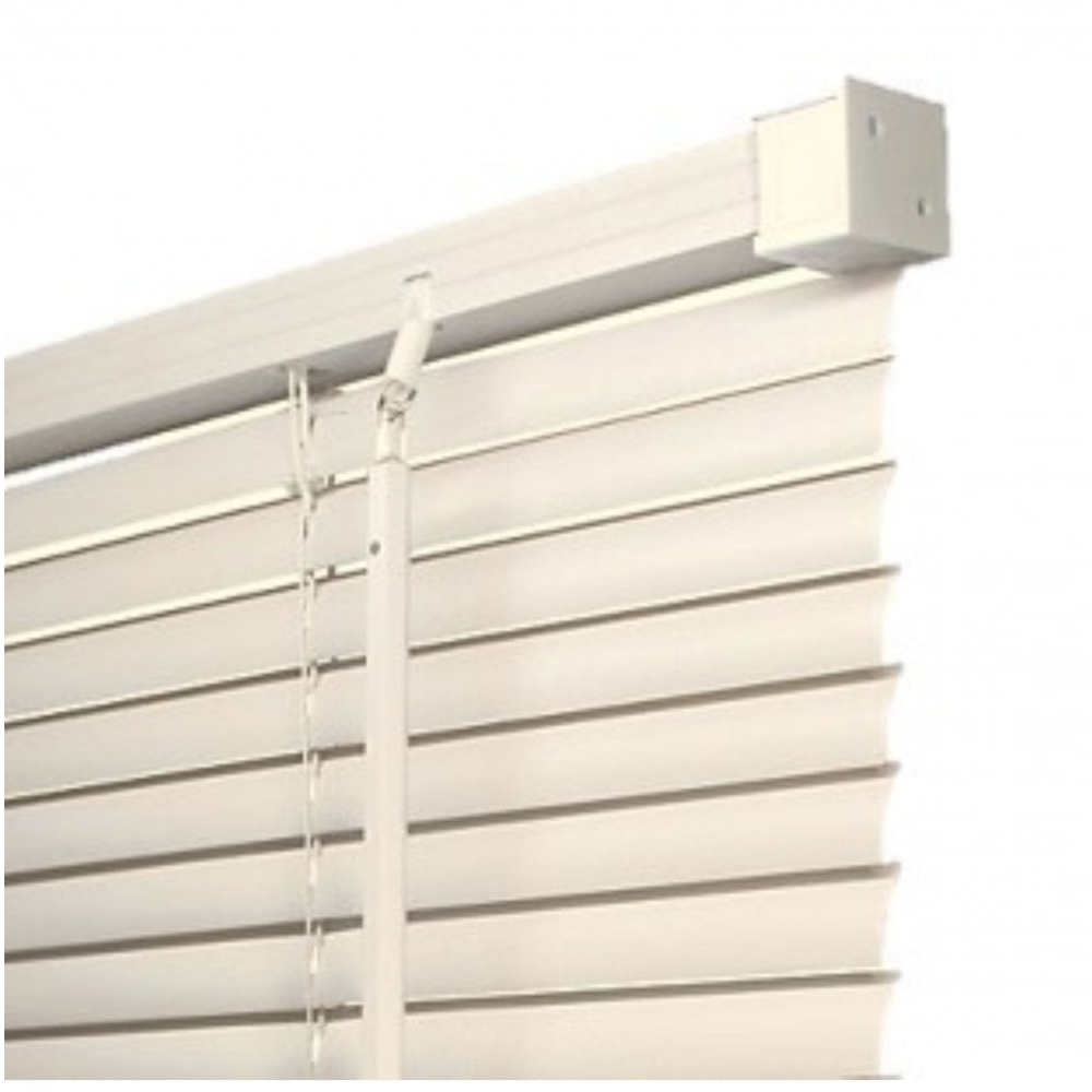 New Edge Blinds PVC Venetian Blind Cream 125cm Image 4