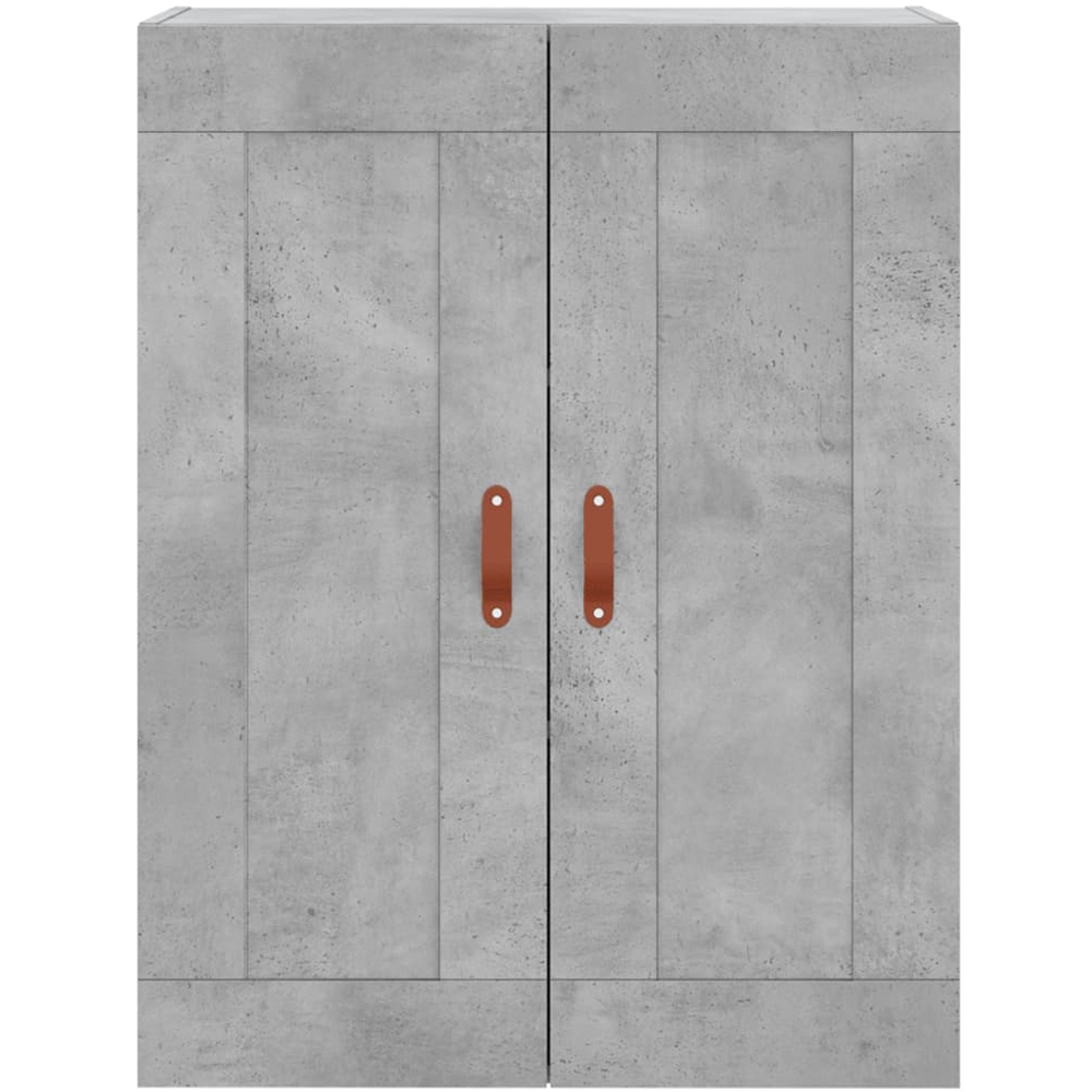 vidaXL 2 Door 3 Shelf Concrete Grey Wide Highboard Image 6