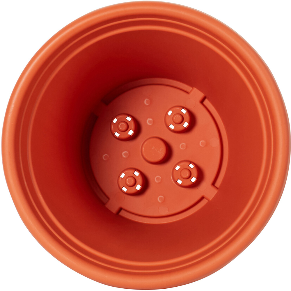 Clever Pots Round Plant Pot with Reservoir Terracotta 50cm Image 3