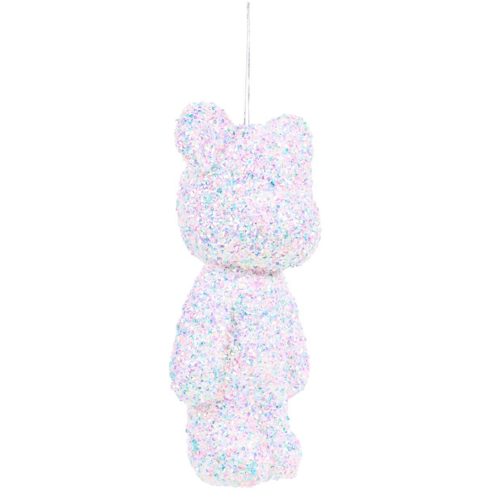 Glitter Bear DecorationMulticolour Image 4
