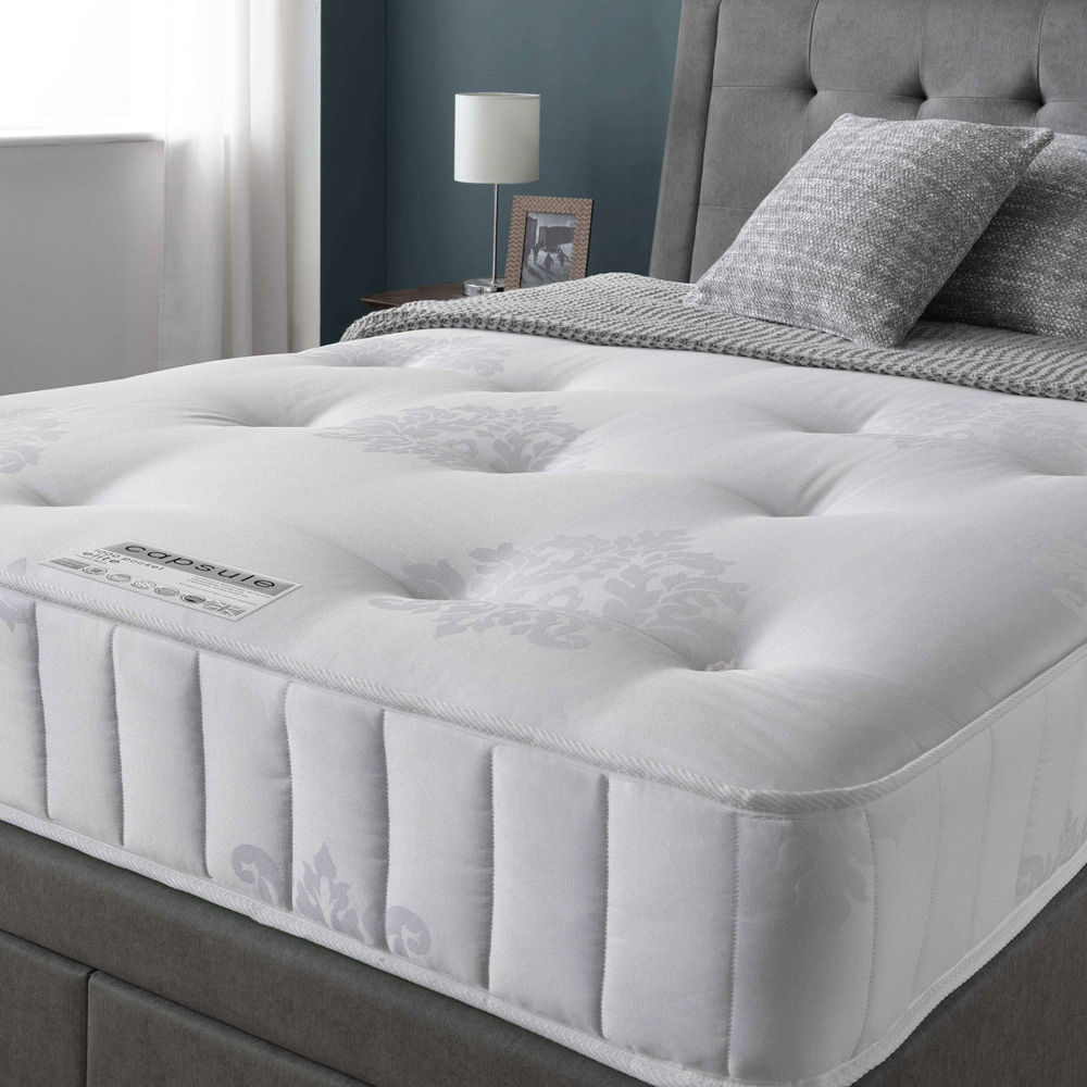 Julian Bowen Capsule Elite Super King Size White 1000 Pocket Sprung Mattress Image 2