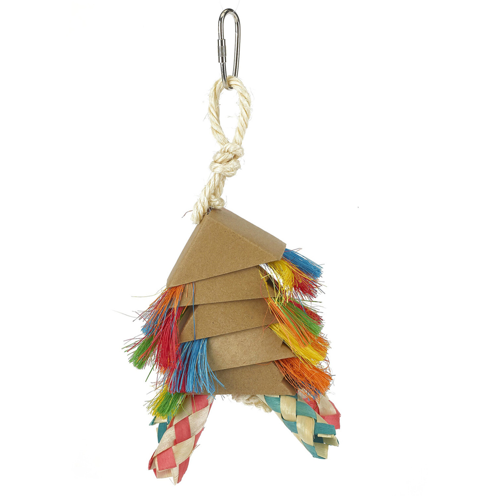 Boredom Breaker Preening Stack Bird Toy Image 2