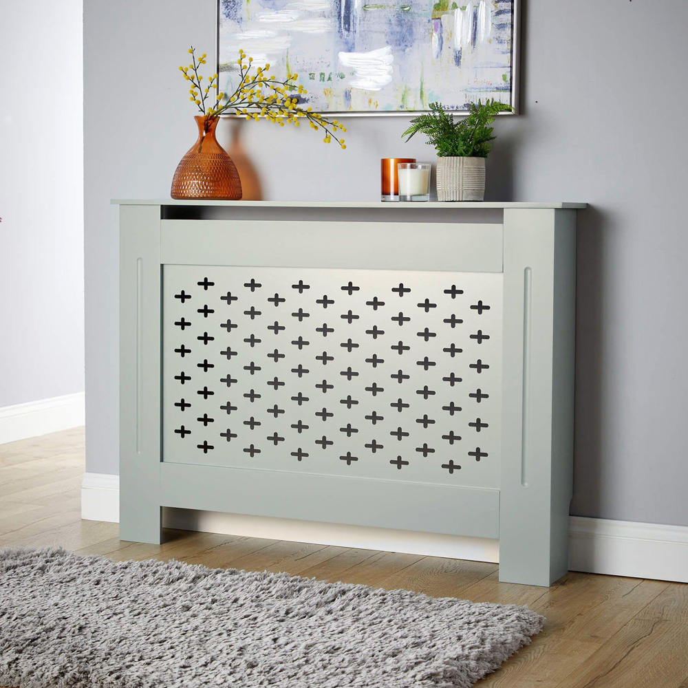 Home Source Crofton Grey Radiator Cover Unit Medium Image 7