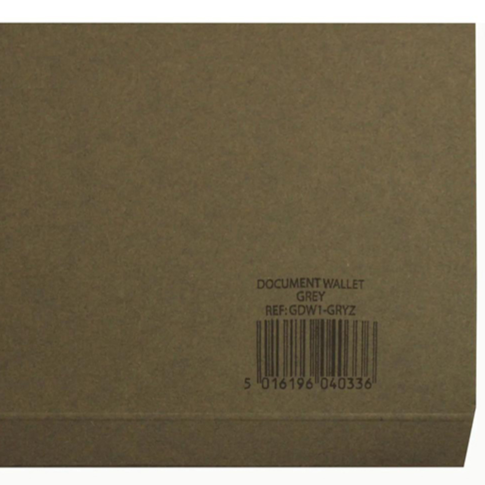 Exacompta Guildhall Grey A4+ Manilla Document Wallet 50 Pack Image 5