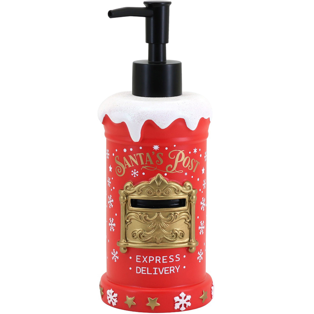 Santas Post Box Soap Dispenser Image 1