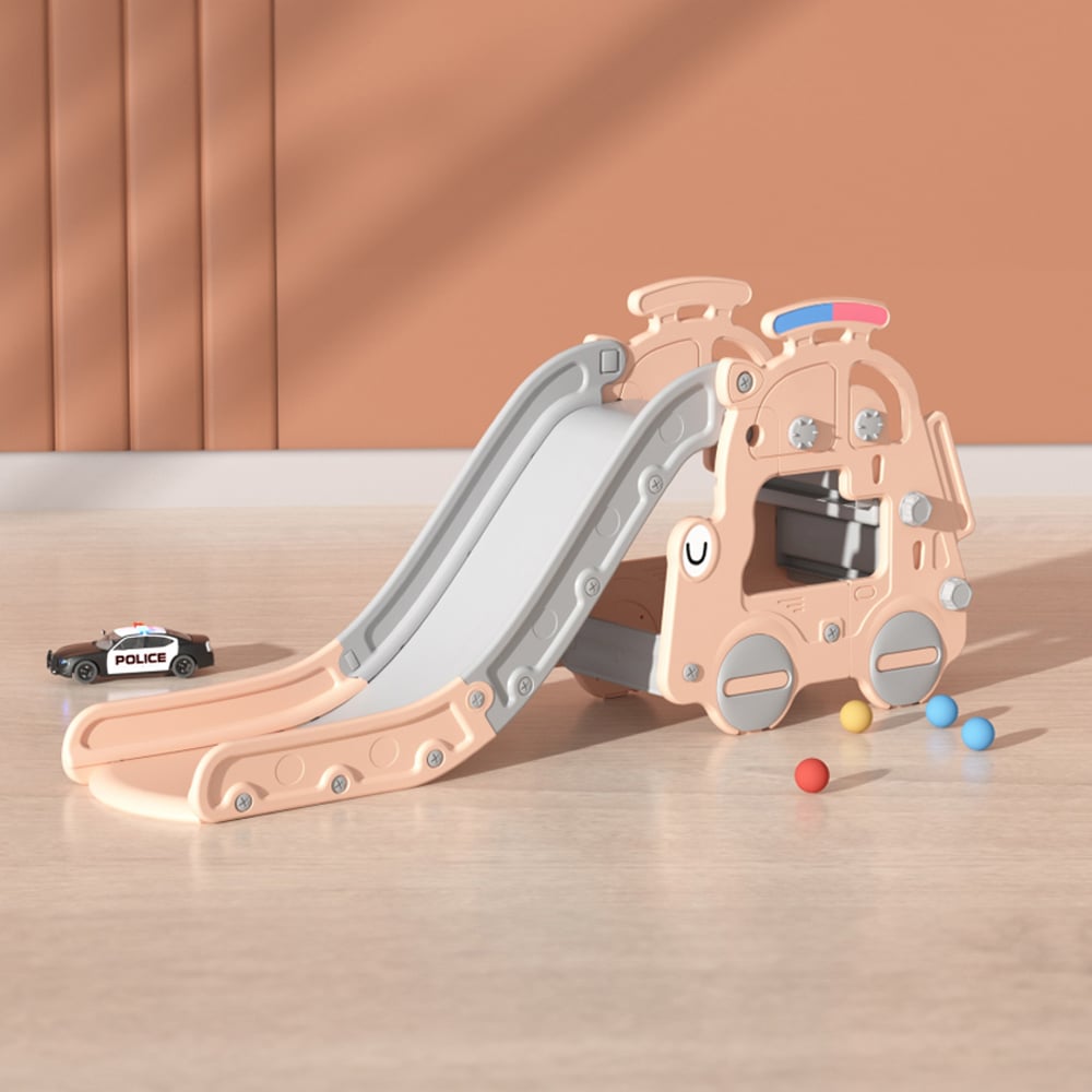 Living and Home Pink Toddler Plastic Climber and Slide Set Image 2