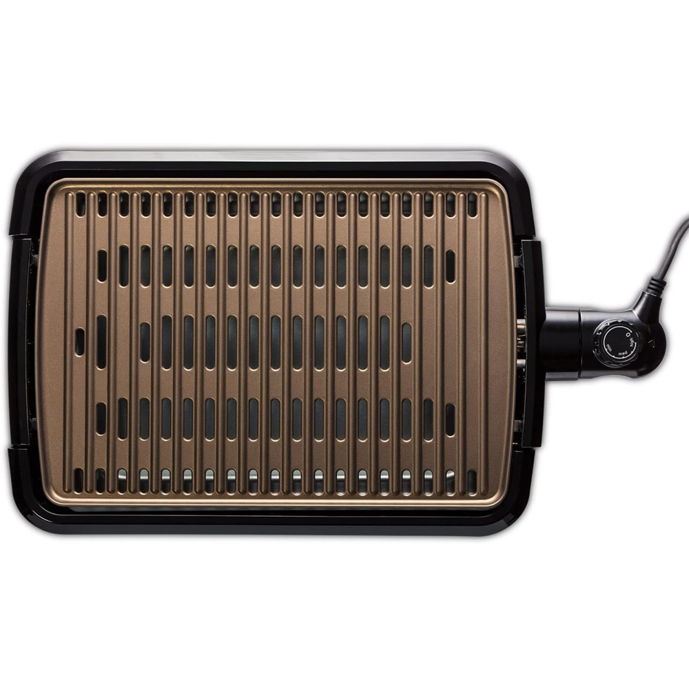 George Foreman 25850 Large Smokeless BBQ Grill Image 1