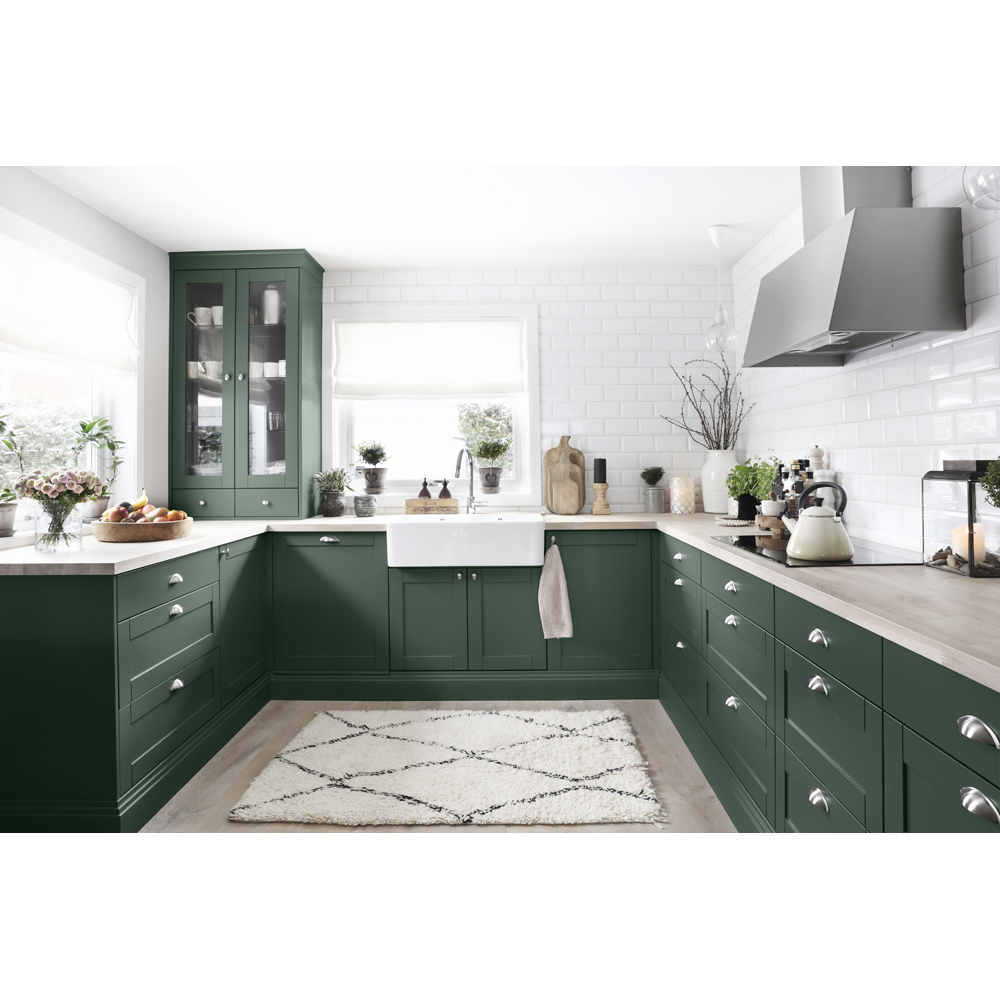 Maison Deco Refresh Kitchen Cupboards and Surfaces Forest Green Satin Paint 750ml Image 5