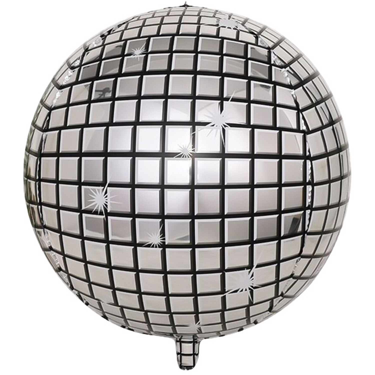 Disco Ball Foil Balloon - Silver Image