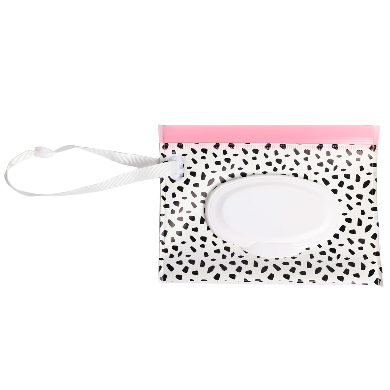 Cosmetic Wipe Pouch - White Image 1