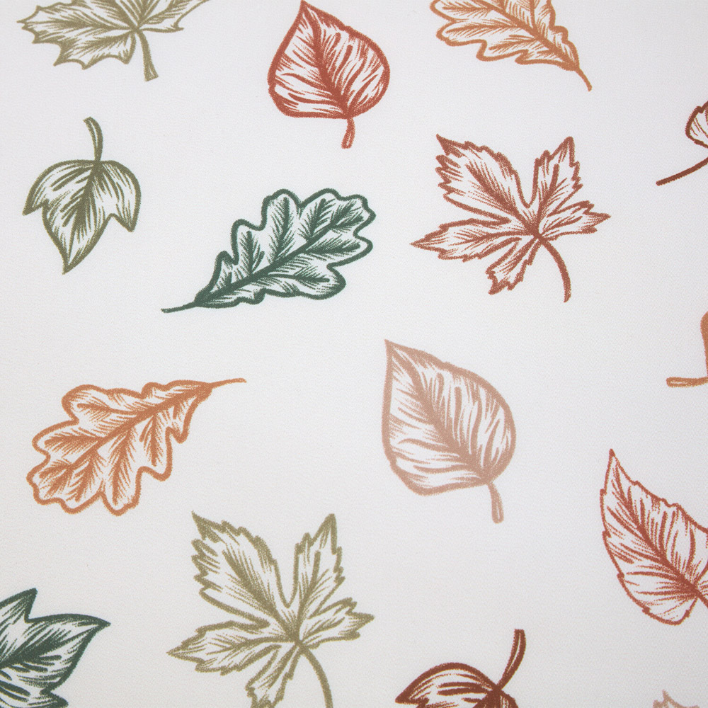 Falling Leaves Duvet Set Green Superking Image 4