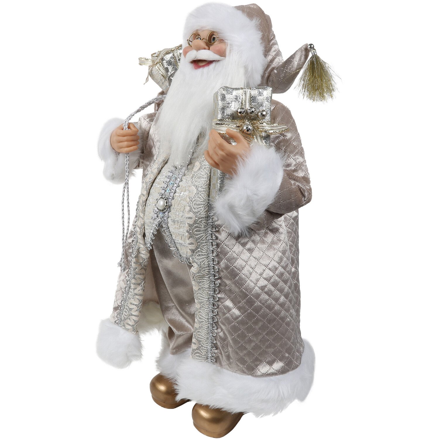 Champagne Standing Santa Image 2