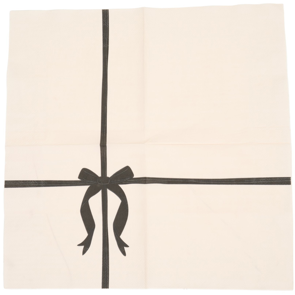 Pack of 20 Bow Napkins Image 4