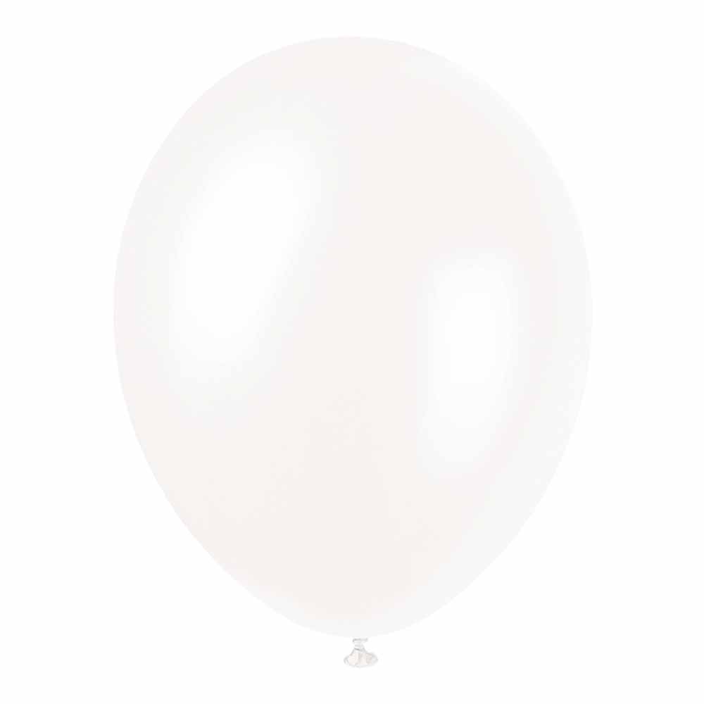 Wilko 12in Silver Pearlised Balloons 8pk Image