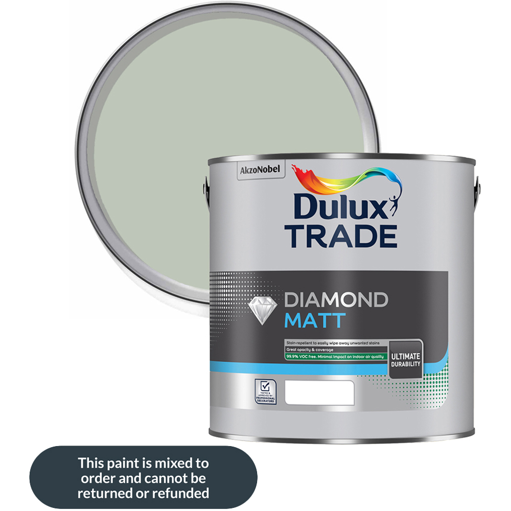 Dulux Trade Tranquil Dawn Walls and Ceilings Diamond Matt Paint 5L Image 1