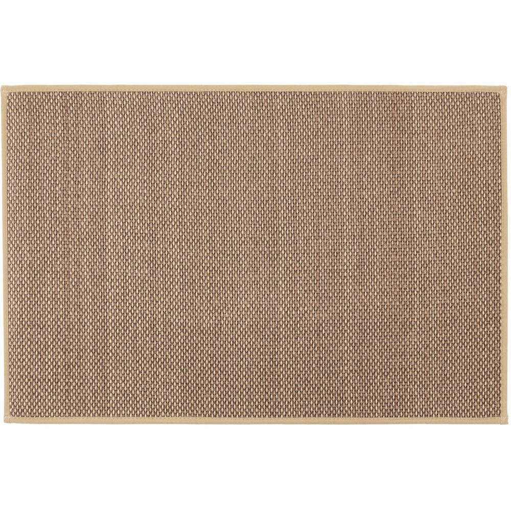 JVL Antarra Beige Rubber Backed Door Mat and Runner Set Image 2