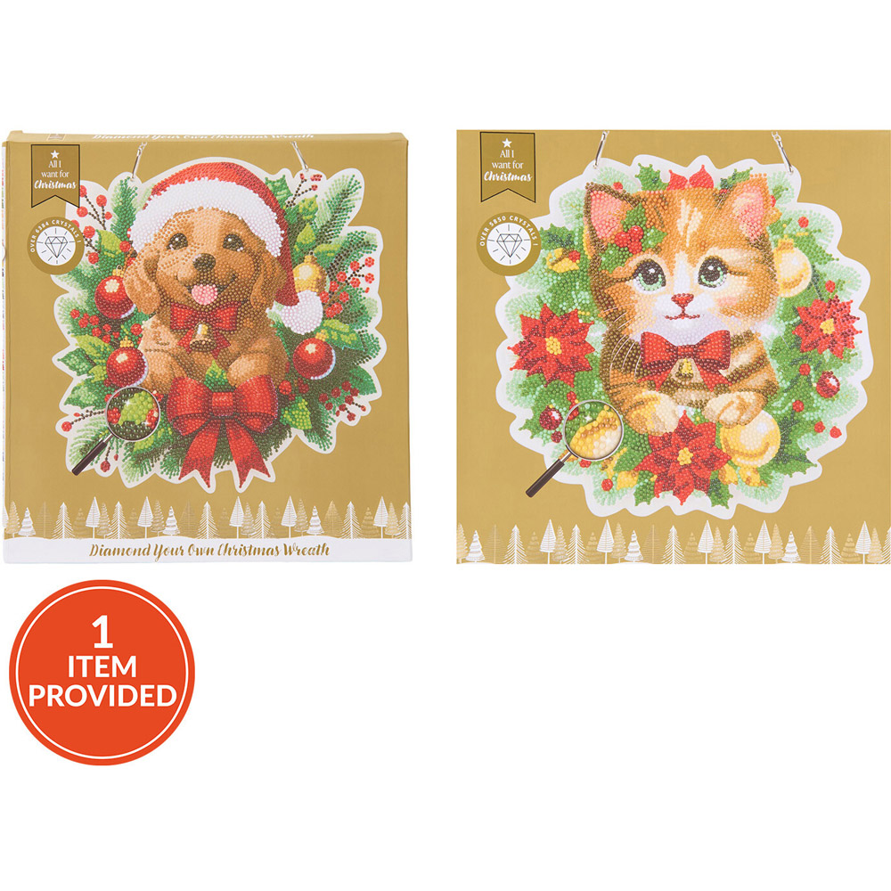 Diamond Your Own Christmas Wreath Kit Image 1