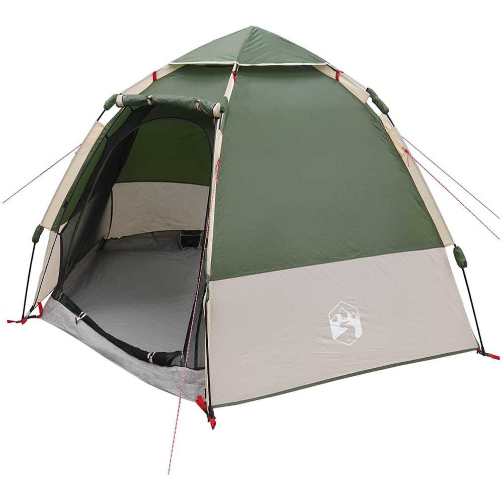vidaXL 4 Person Instant Tent Green Image 4