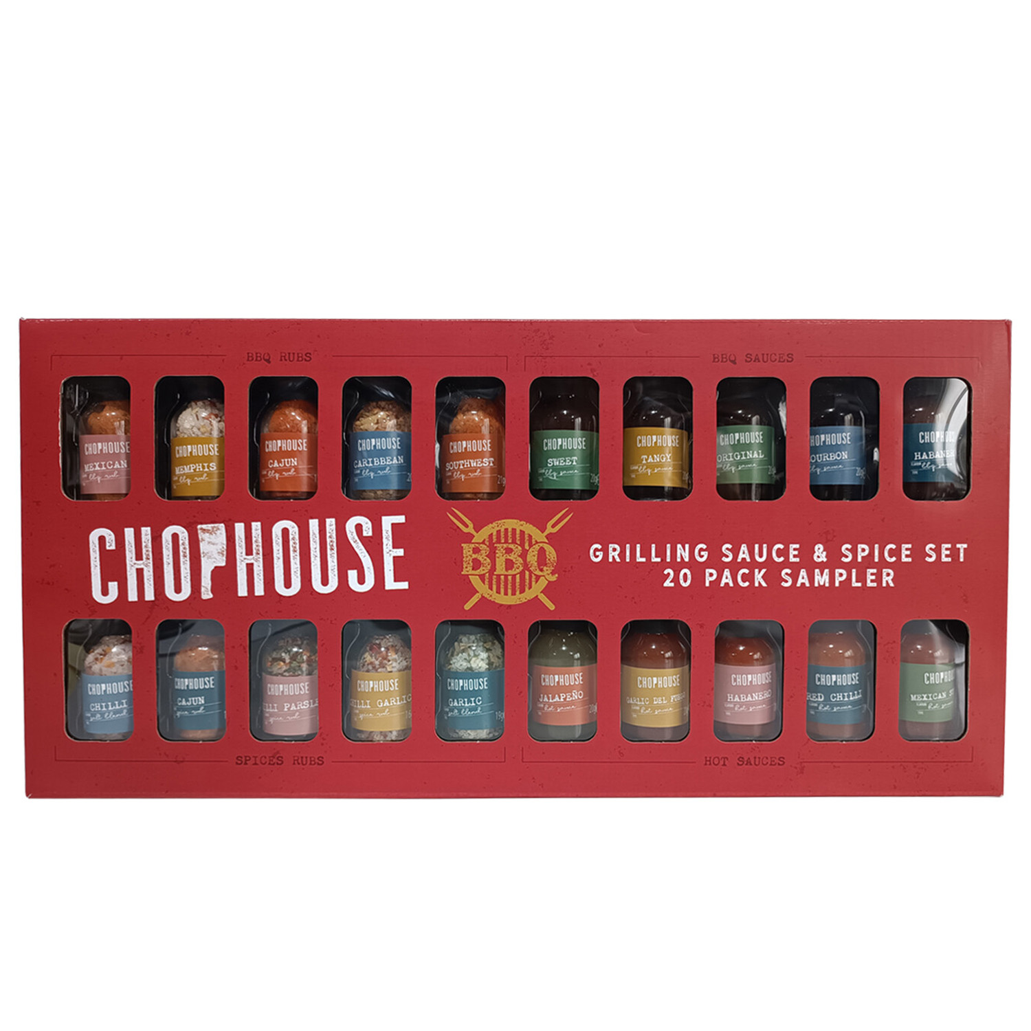 Red Grilling Sauce and Spice Sampler Set 20 Pack Image