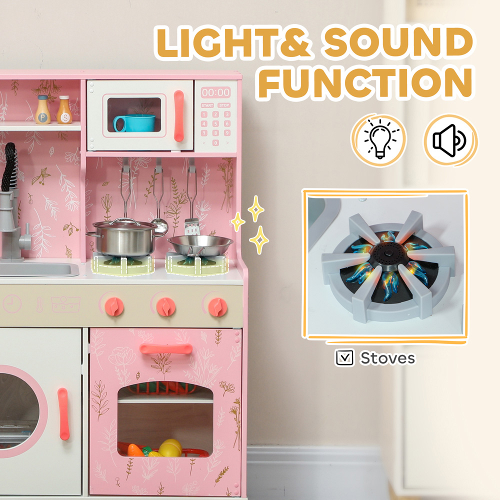 Tommy Toys Pink Kids Kitchen Playset Image 6