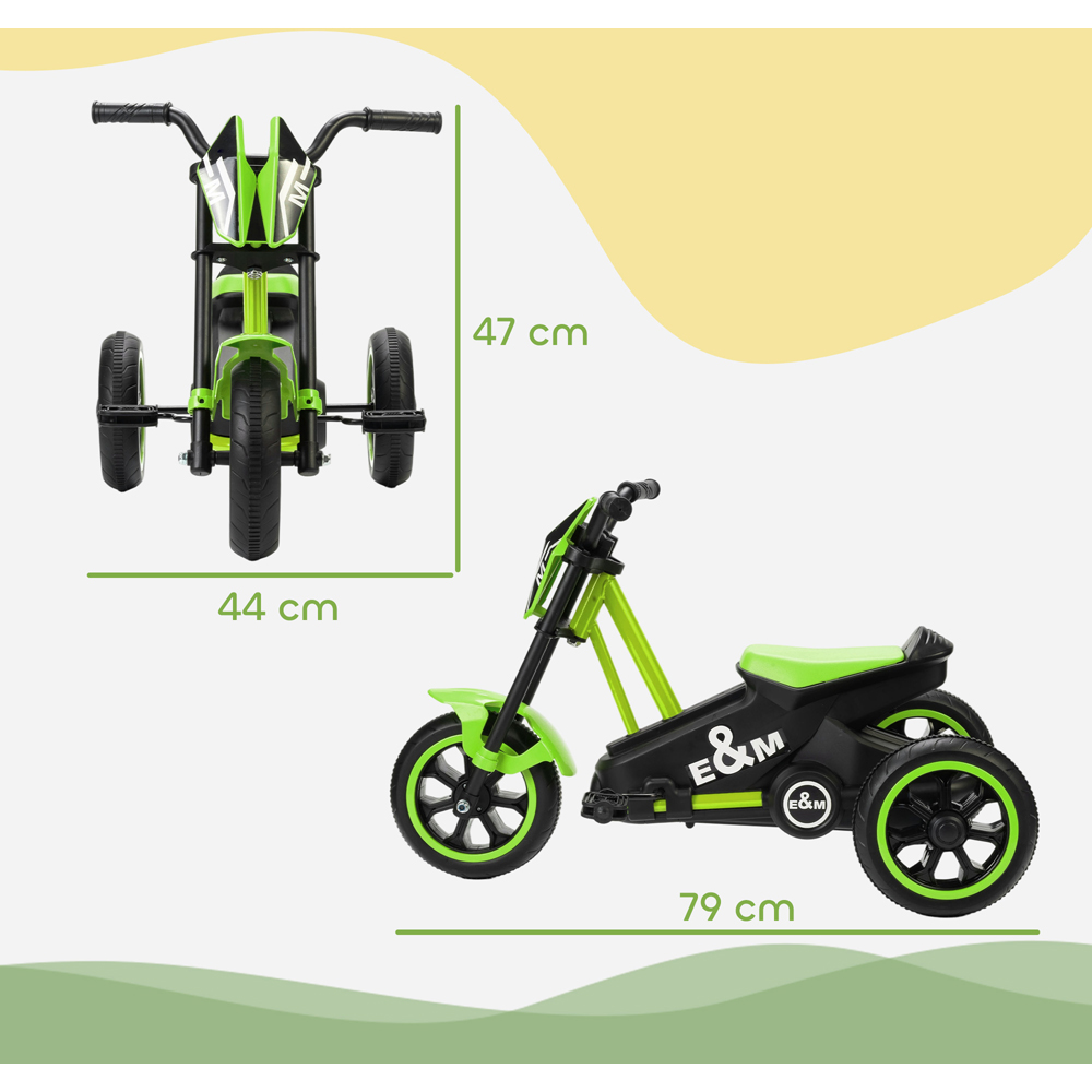 Tommy Toys AIYAPLAY Green 3 Wheel Kids Tricycle Image 9