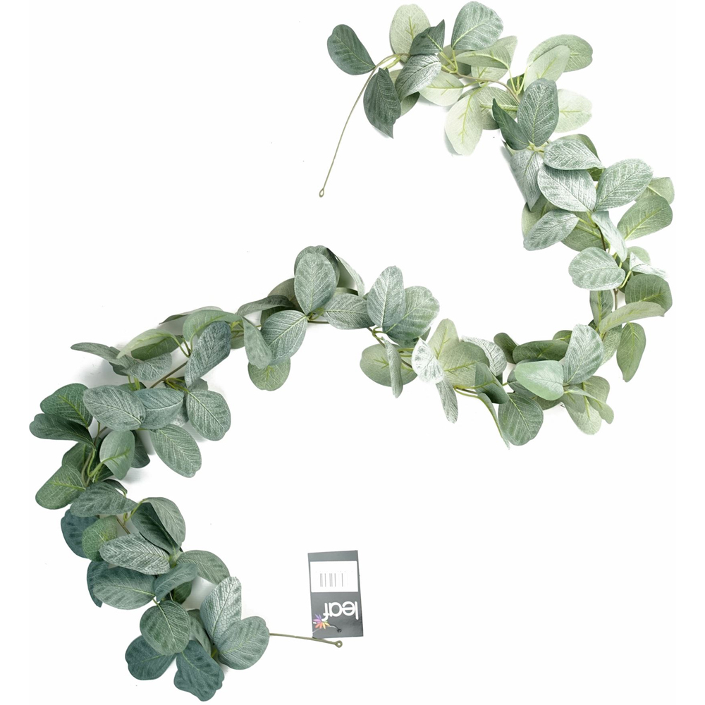 Leaf Trailing Evergreen Hanging Artificial Plant 5ft 6 Pack Image 2
