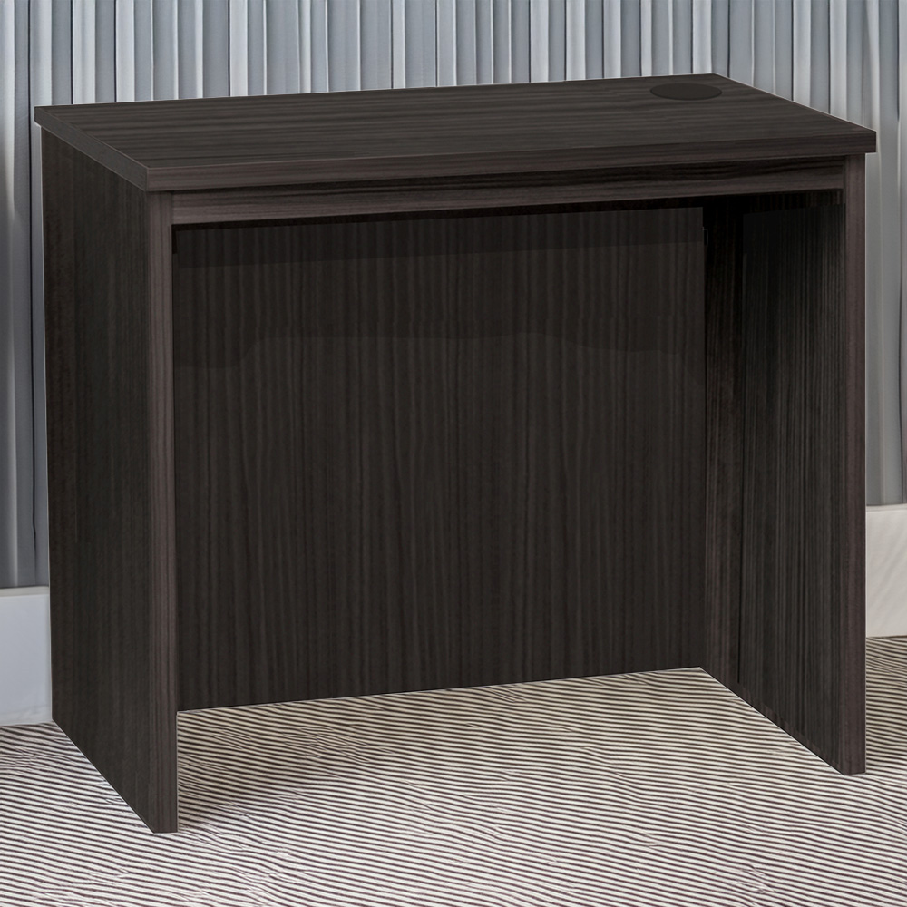 R White Cabinets Home Office Desk Black Image 1