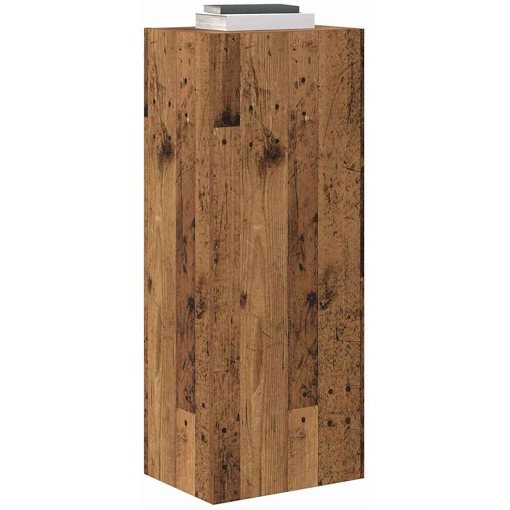 vidaXL Single Door Old Wood Wall Mounted Rectangular TV Cabinet Image 3