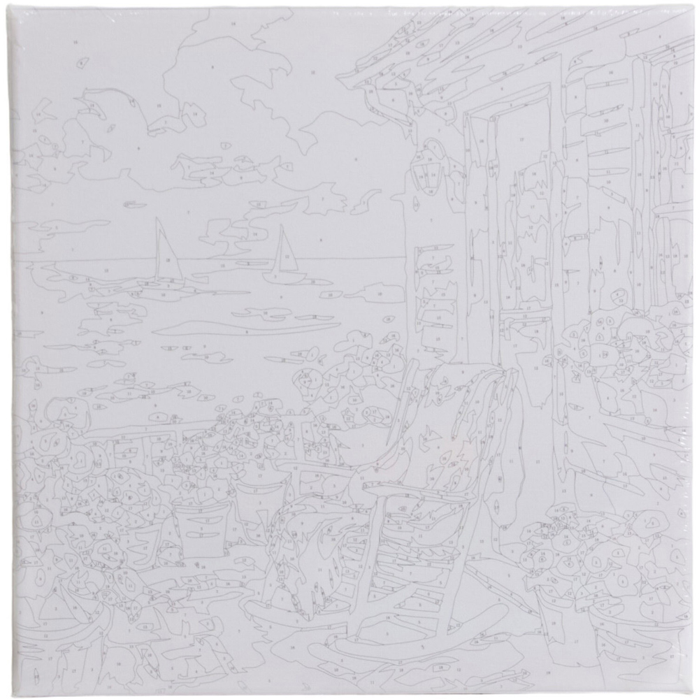Paint By Numbers Seaside Porch Kit Image 3