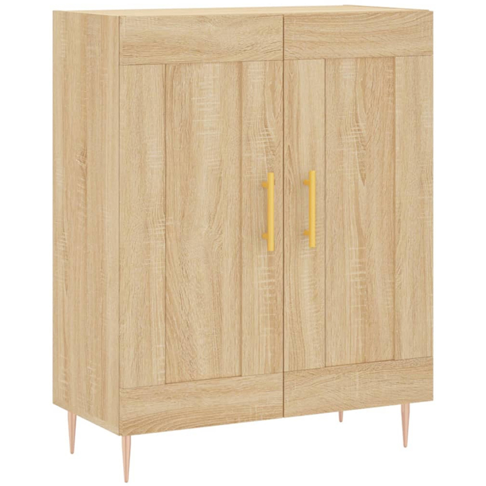 vidaXL 2 Door 3 Shelf Sonoma Oak Highboard Image 7