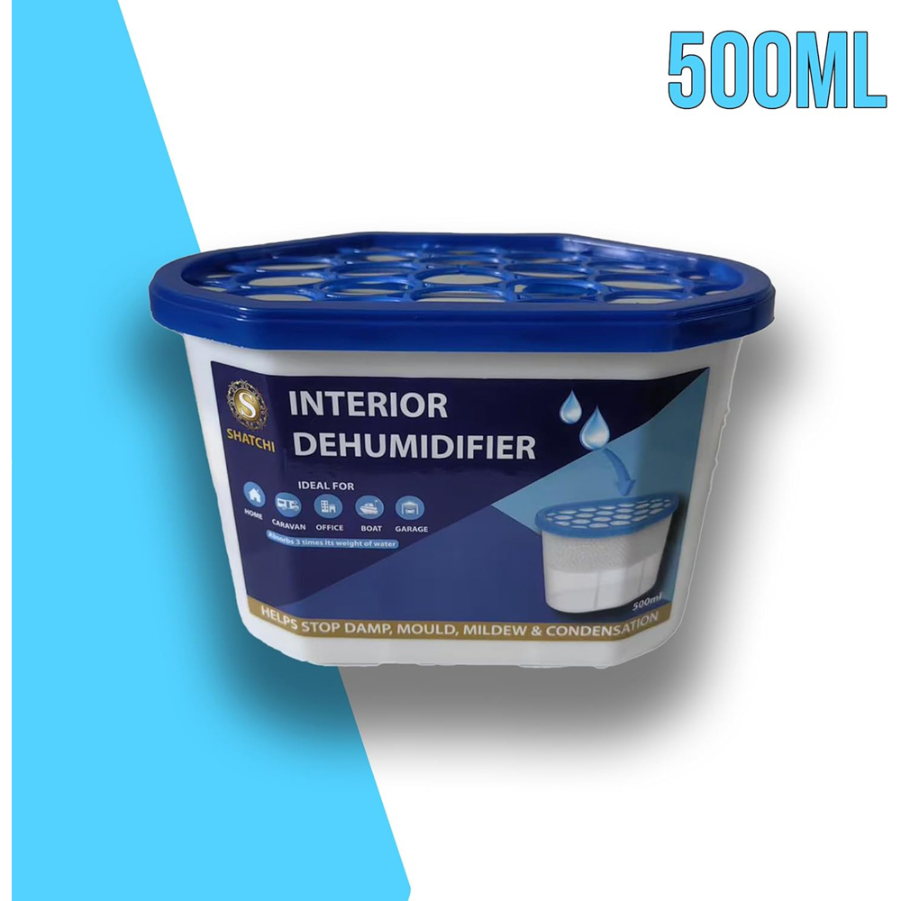 Shatchi 40 Pack 500ml Moisture Absorber Interior Dehumidifier Tub Image 4