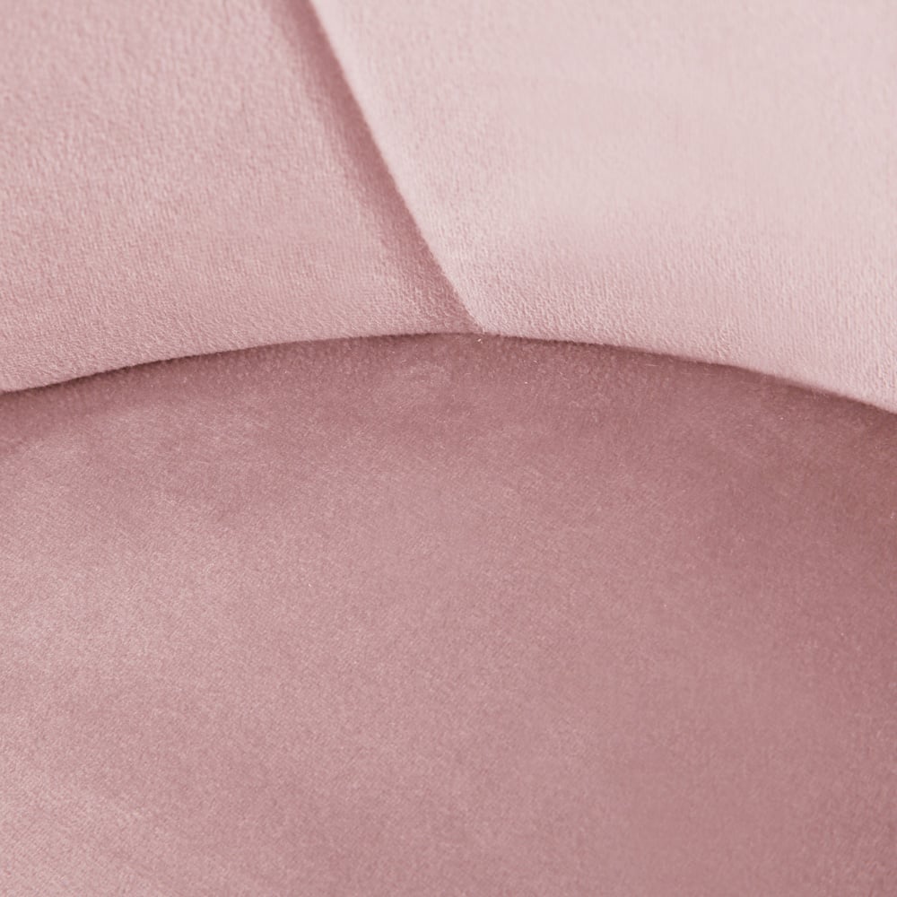 Home Garden Direct Mill Set of 2 Pink Velvet Dining Chairs with Golden Legs Image 6