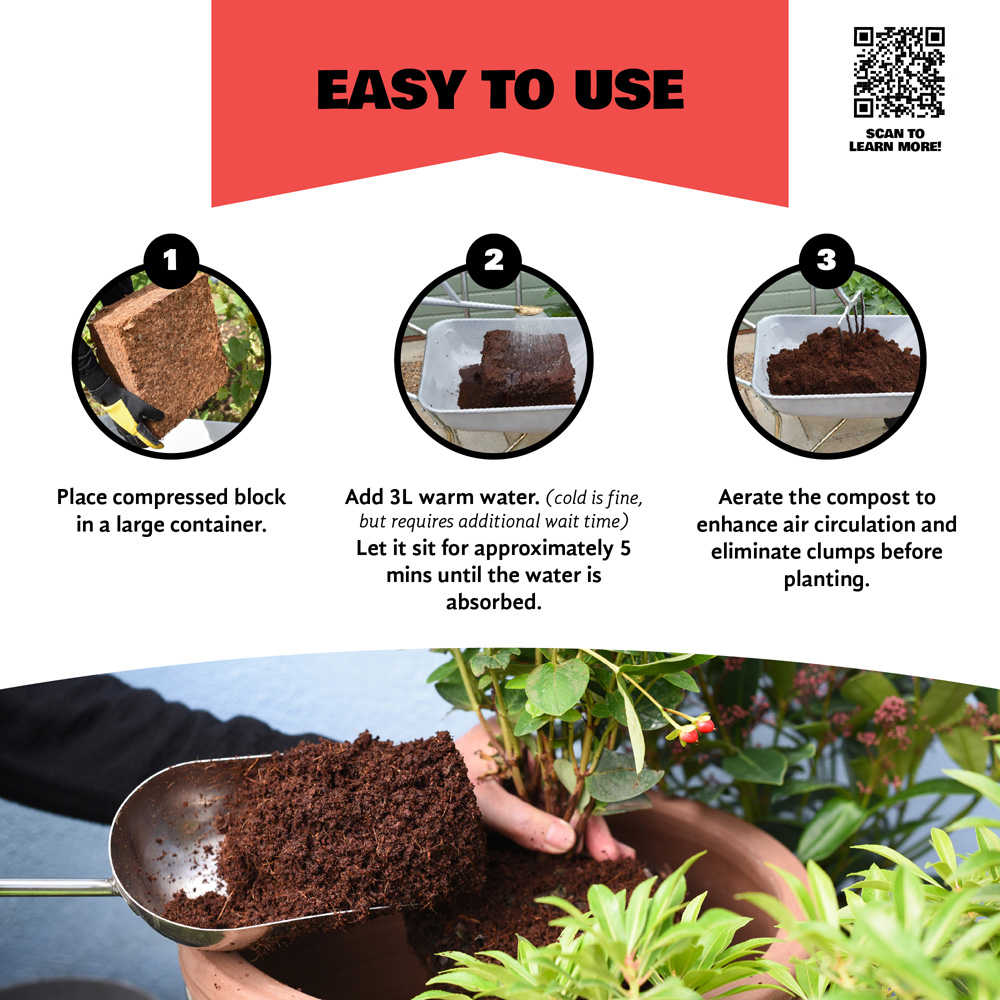Coco & Coir Little Big Compost Orchid Compost 9L Image 5