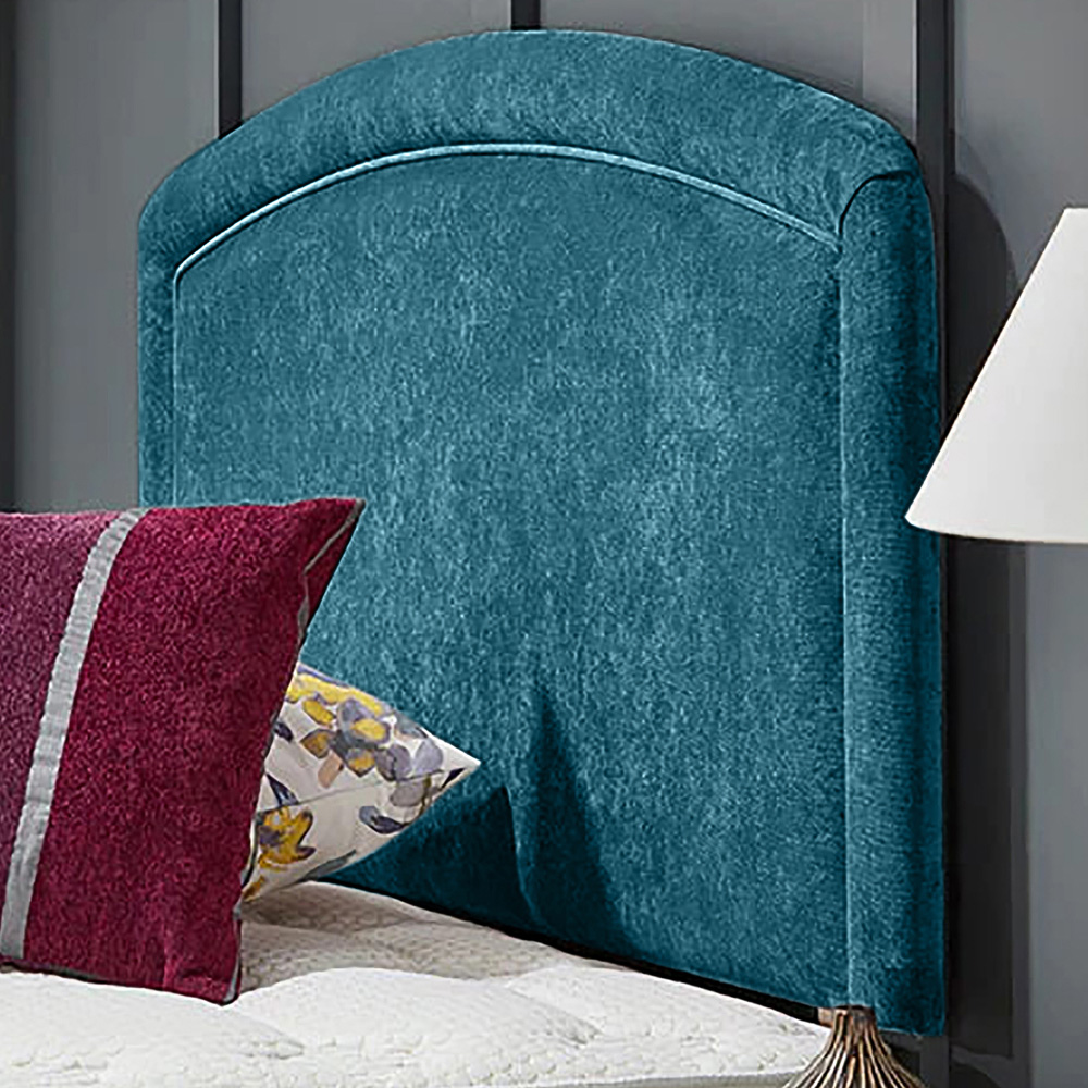Eleganza Home Melanie Super King Size Teal Naples Strutted Headboard Image 1