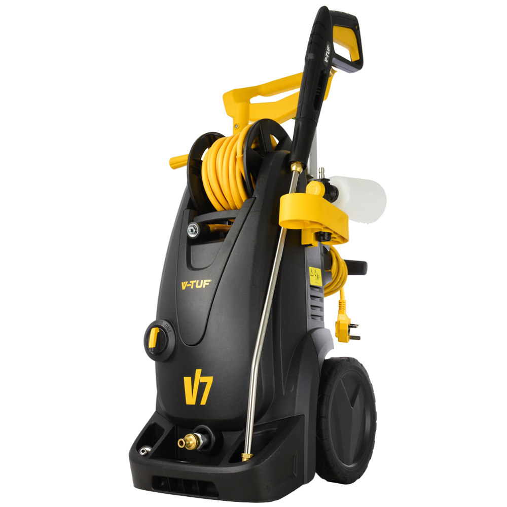 V-TUF V7 240v Tough DIY Electric Pressure Washer with Accessories and Hose Reel Image 1