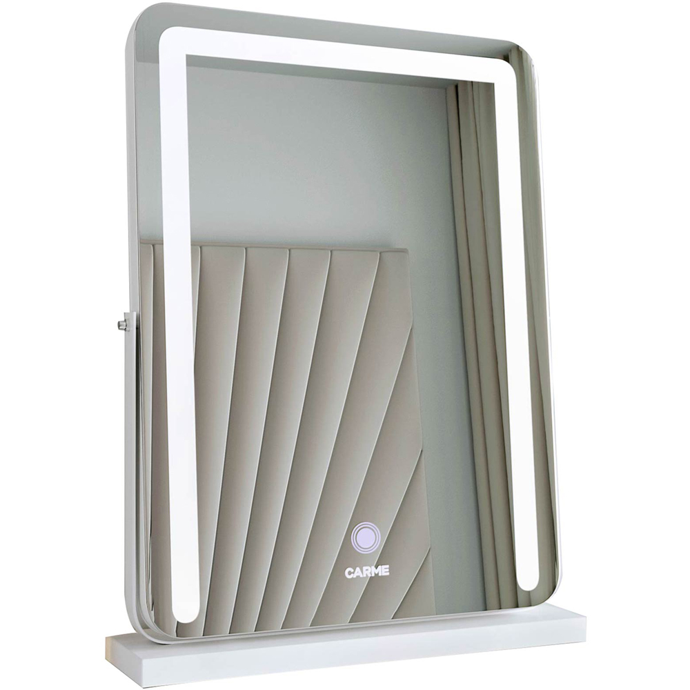 CARME Home Mia 3 Colour LED Frameless White Touch Sensor Light Mirror Image 1