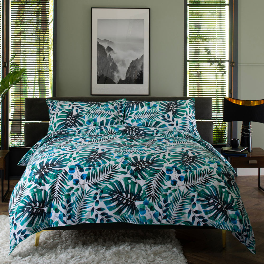 The Lyndon Company Brazil Double Botanical 180 Thread Count Duvet Set Image 1