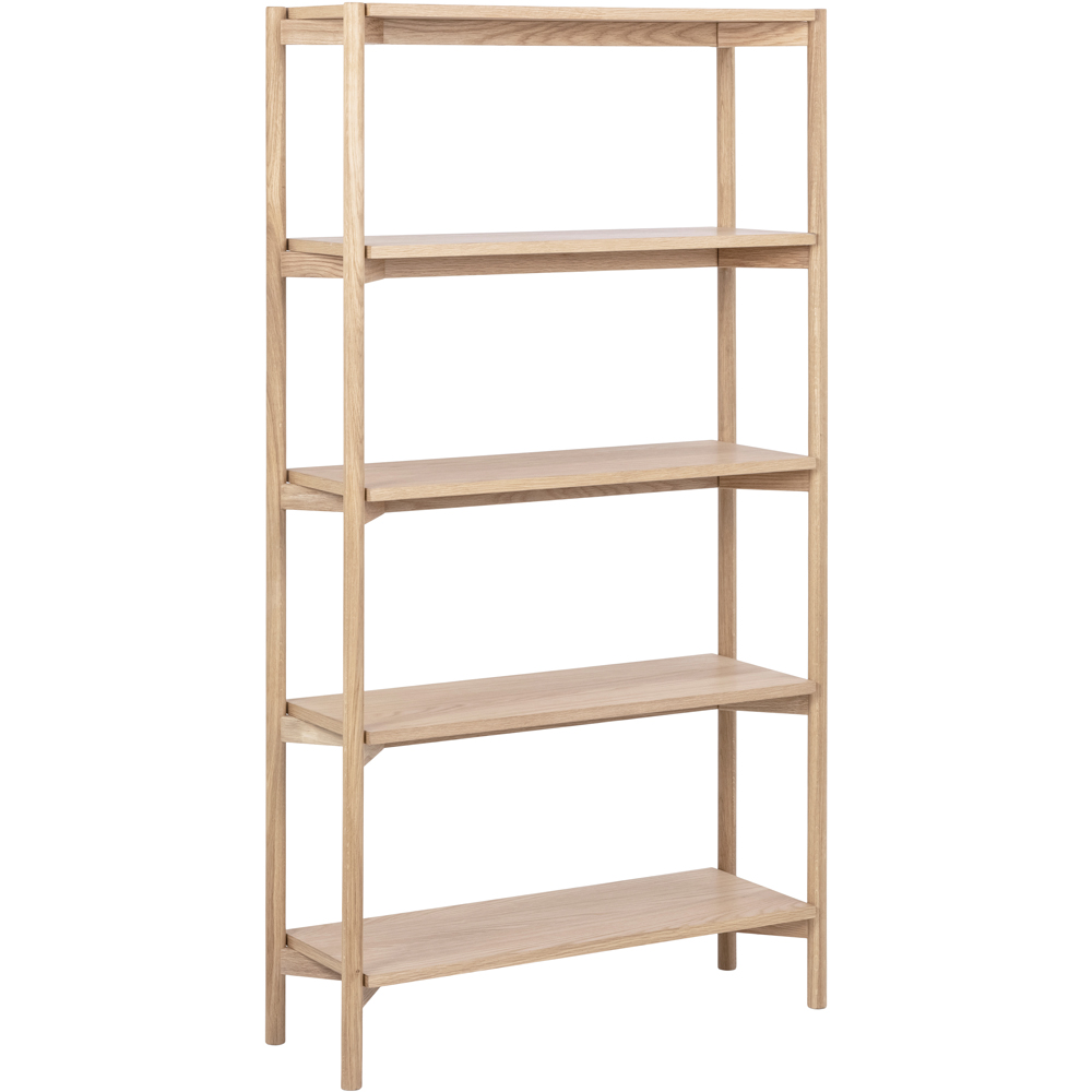 Florence Braidwood 4 Shelf White Oak Veneer Bookcase Image 2